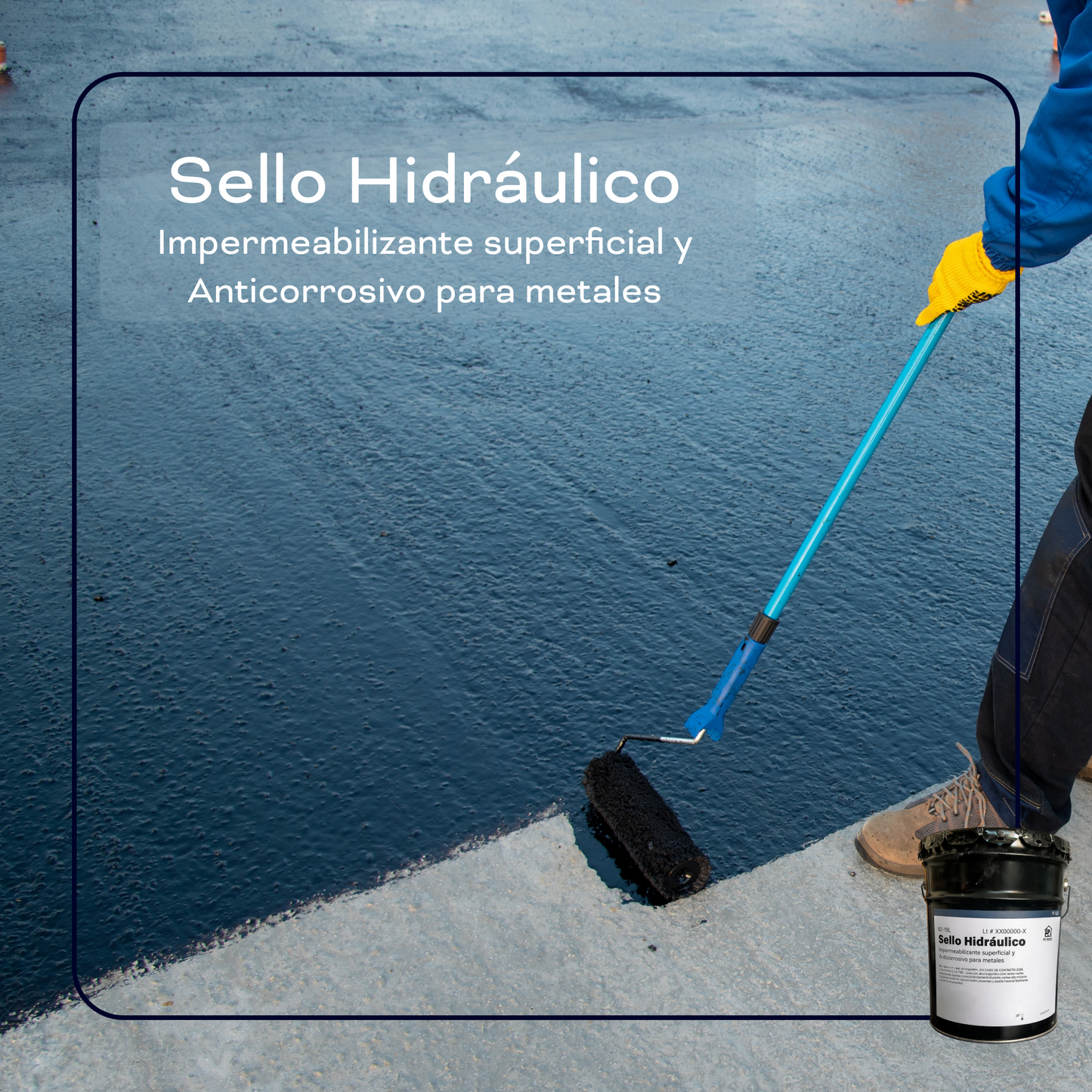 Sello Hidráulico Negro